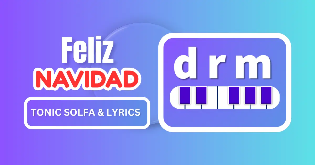 Feliz Navidad Tonic Solfa